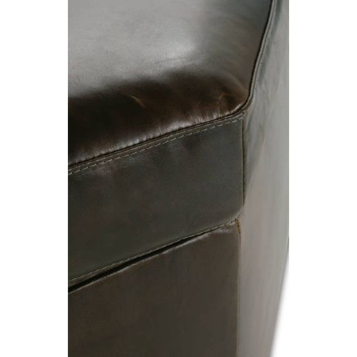 Picture of Othello 40" Octagon Leather Storage Ottoman